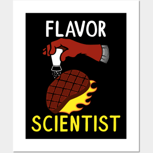 Funny Science Barbecue Pun Grill Scientist BBQ Grilling Puns Posters and Art